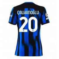 Billiga Inter Milan Hakan Calhanoglu #20 Hemma fotbollskläder Dam 2023-24 Kortärmad